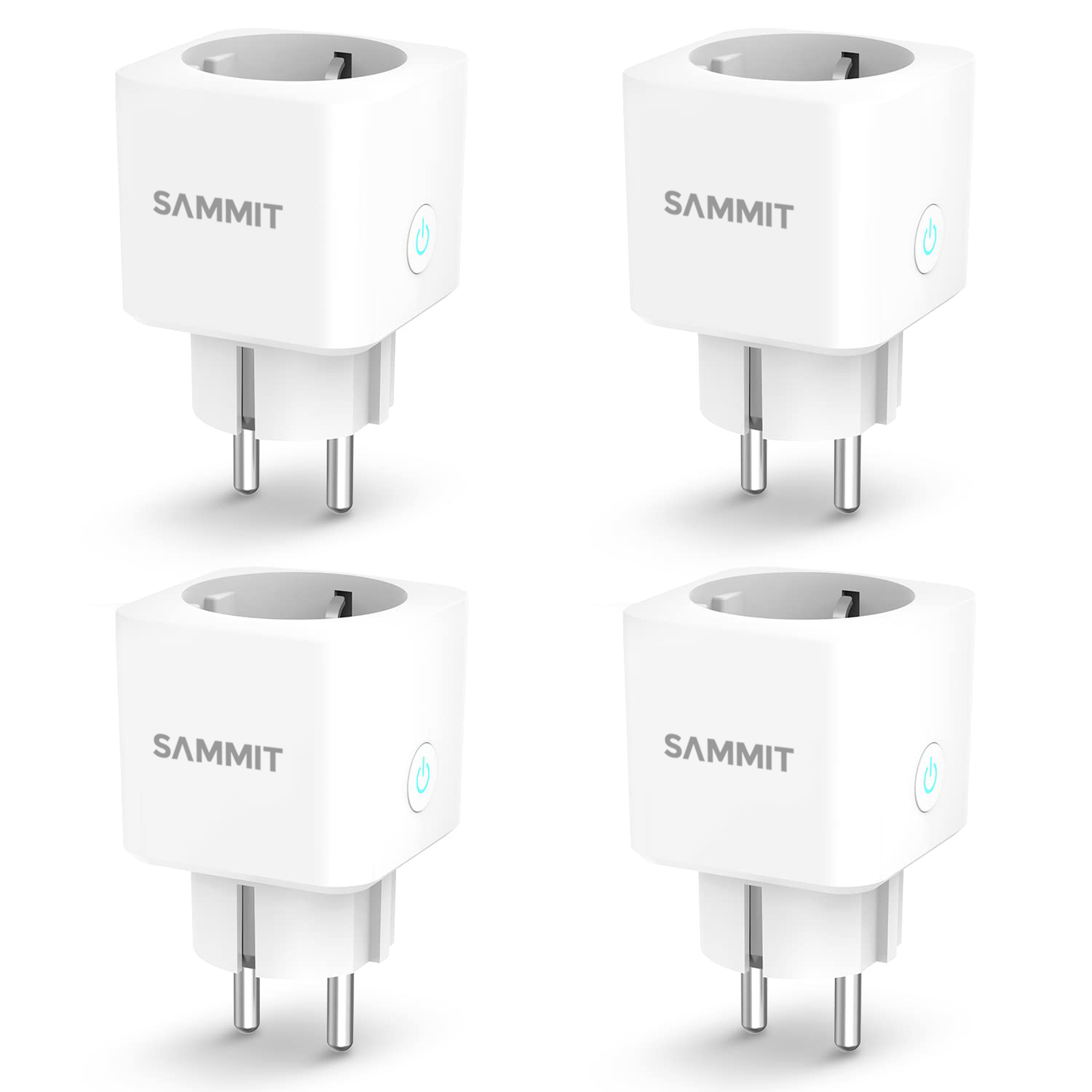 Slimme stekker 4 pack - Met energiemeter & tijdschakelaar