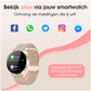 Dames smartwatch rosé goud - Stappenteller - 42MM