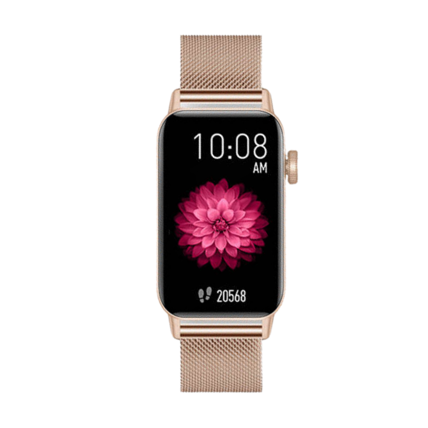 Dames smartwatch rosé goud - Stappenteller - 34MM