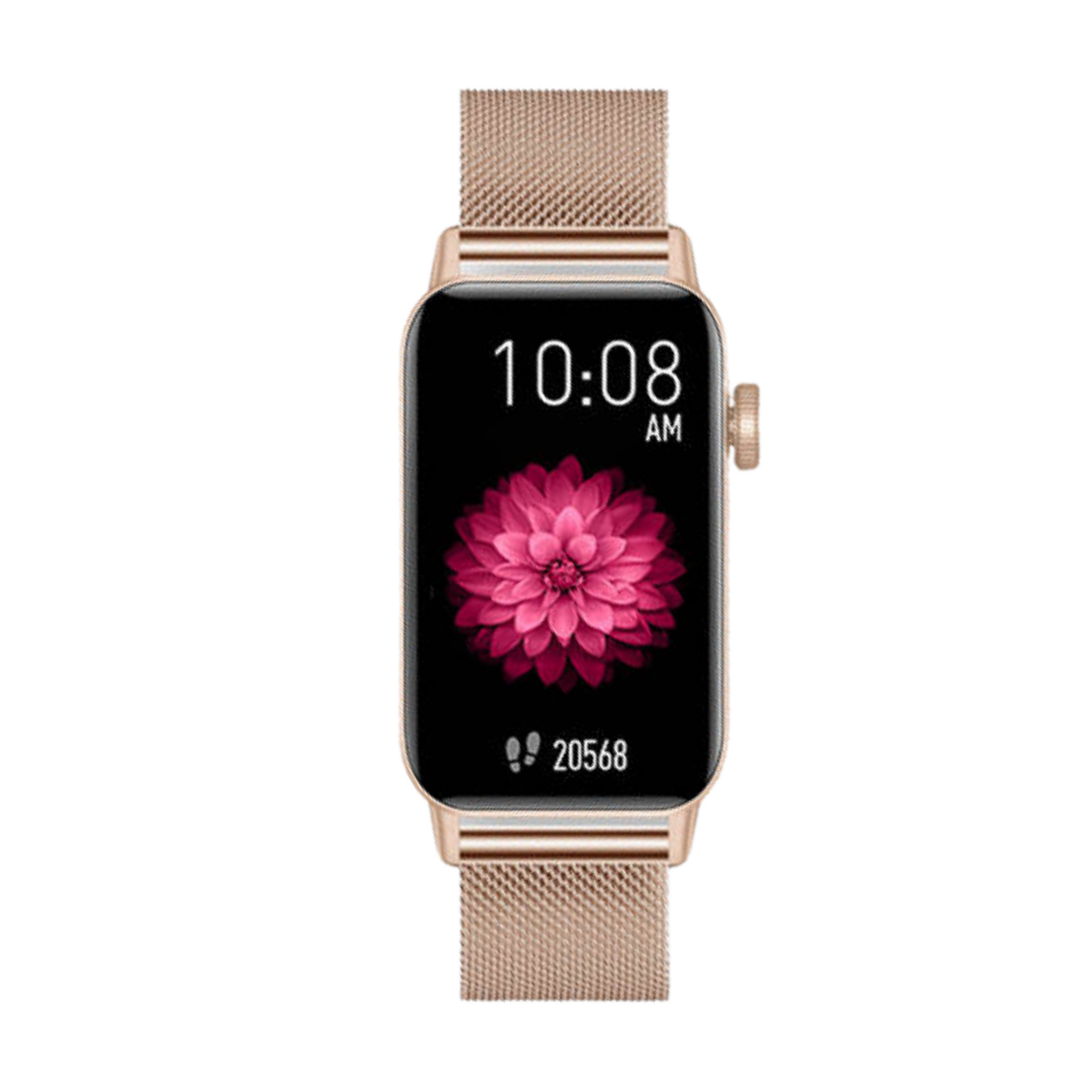 Dames smartwatch rose goud met Stappenteller SAMMIT